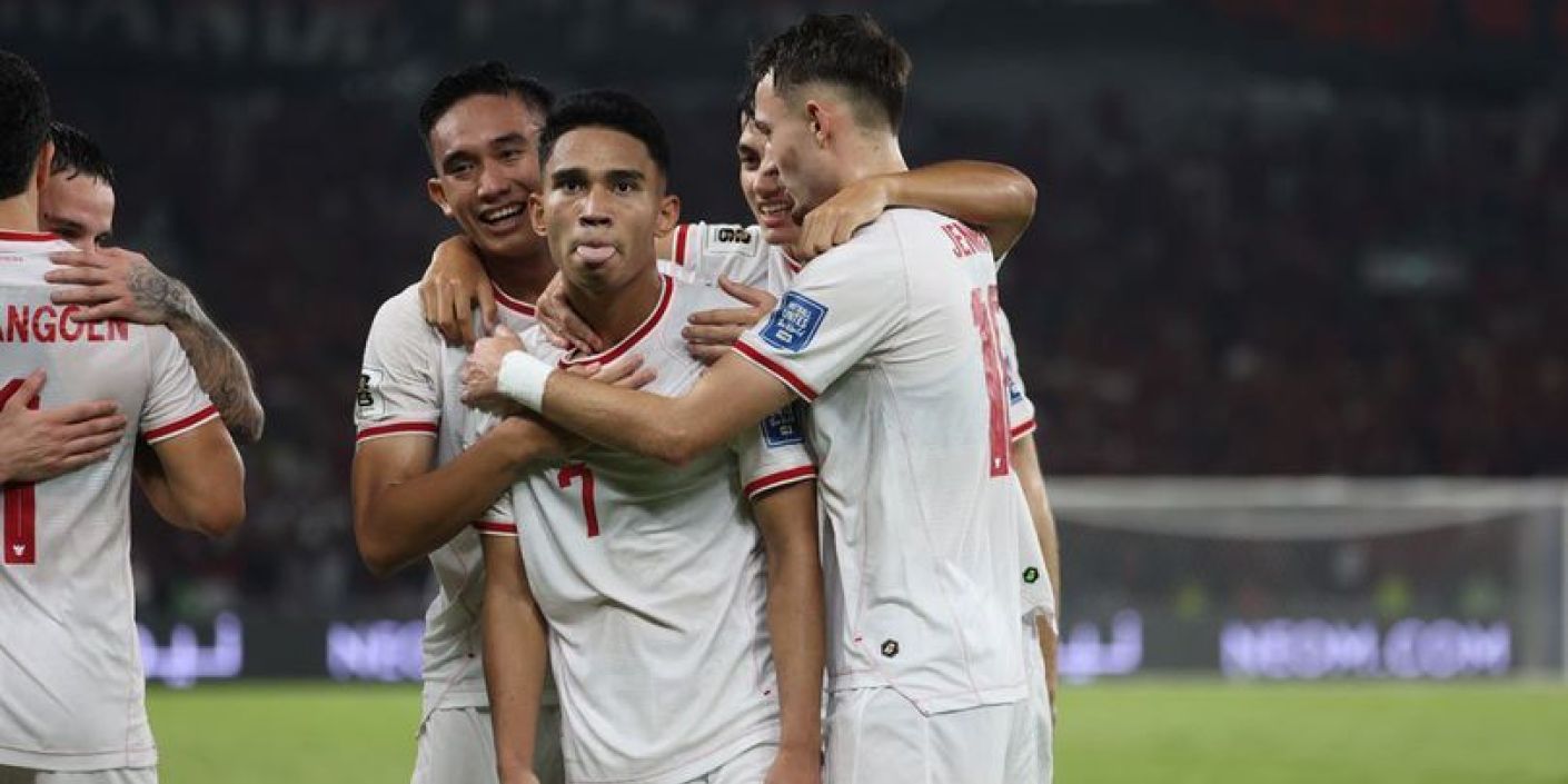 Kemenangan timnas lawan Arab Saudi (FOTO: Bola.net)