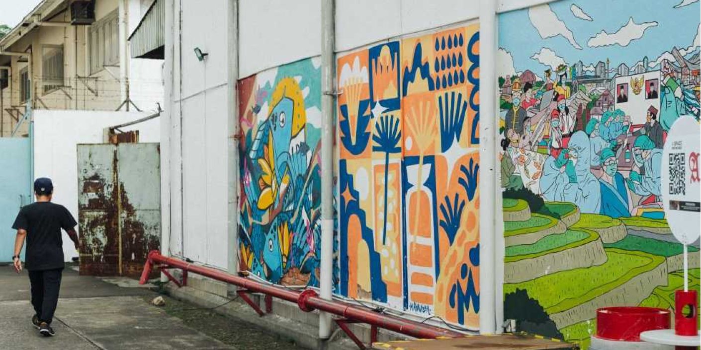 Street art menghiasi jalanan ibukota (Jakarta manual)