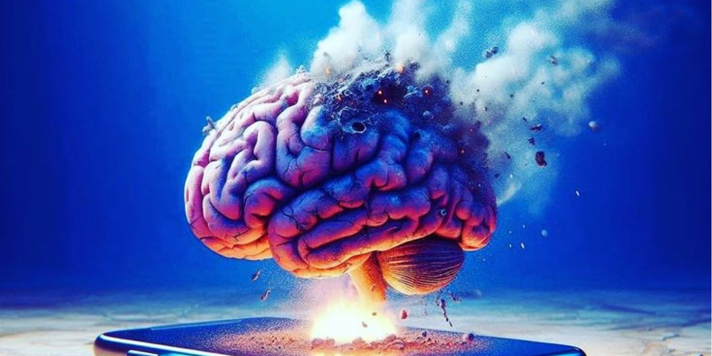 Ilustrasi Brain Rot (Pinterest: Get Buzz)