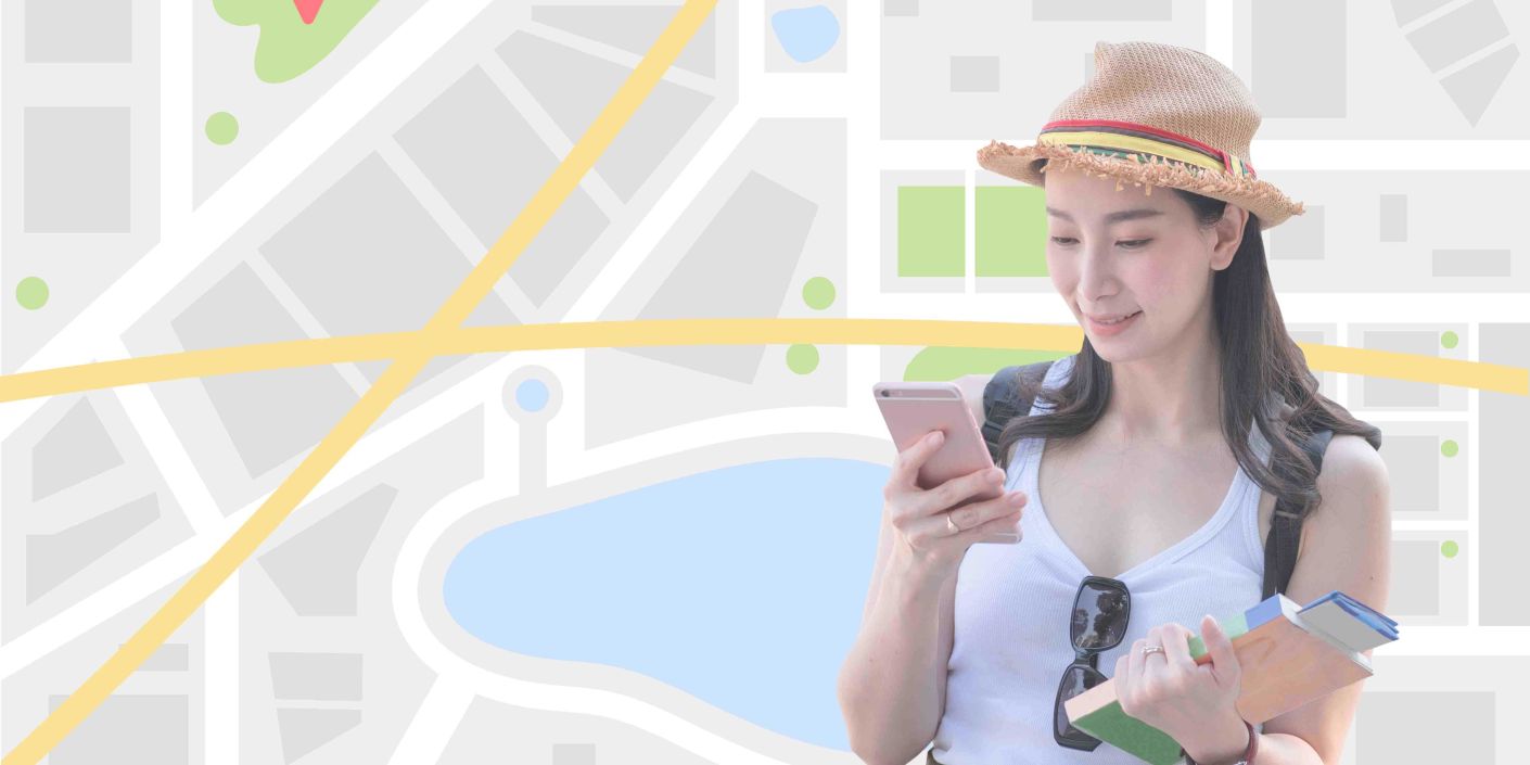 Ilustrasi baca maps (Freepik)