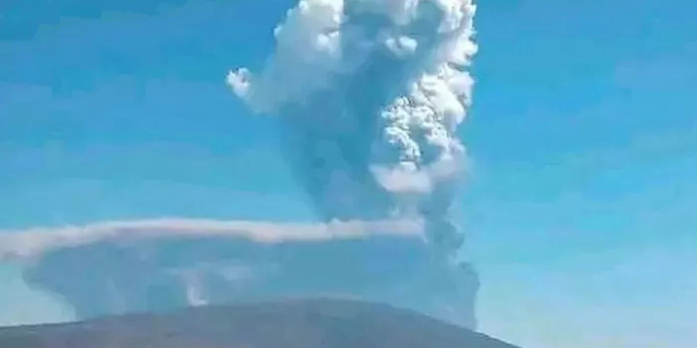 FOTO: Gunung Berapi Hayli Gubbi (sumber: Biro Komunikasi Pemerintah Afar & Copy/ Radar Kudus)
