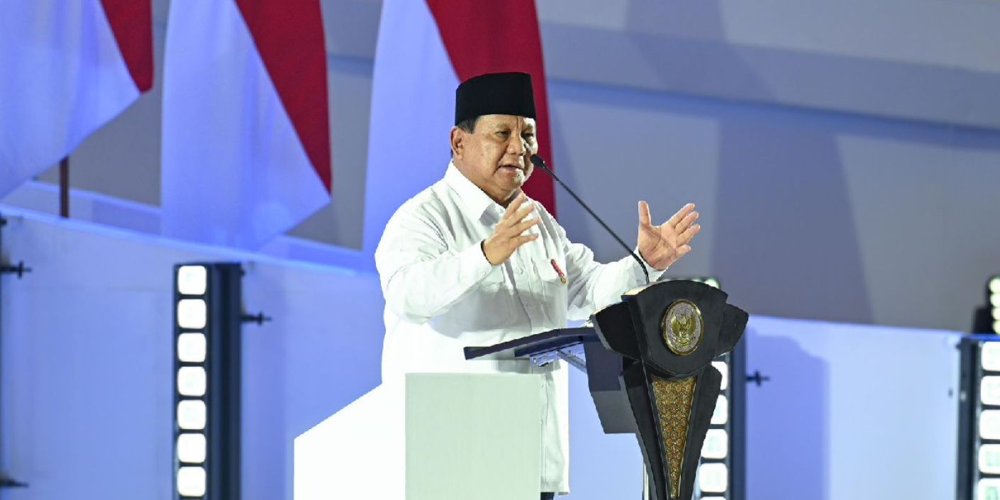 Pidato Presiden di Velodrome (FOTO: JPNN)