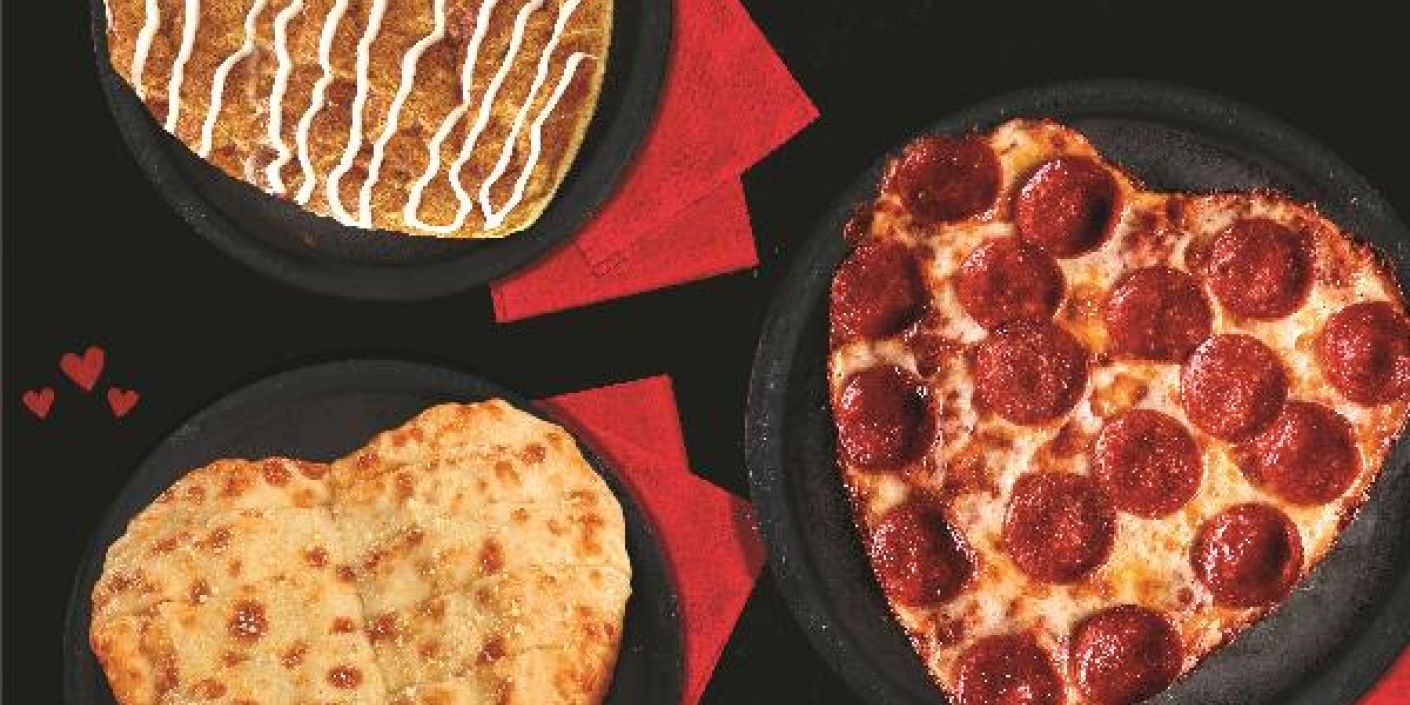 Pizza bentuk hati (FOTO: GlobeNewswire)