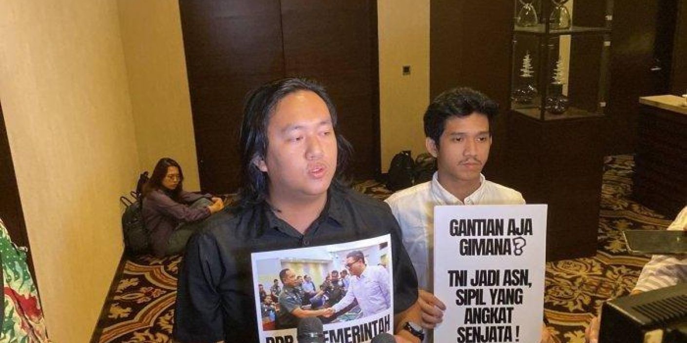 Penolakan RUU TNI (FOTO: Tribun)