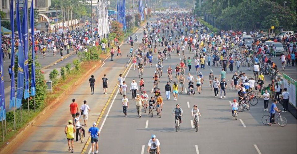Jakarta Car Free Day (Pinterest)