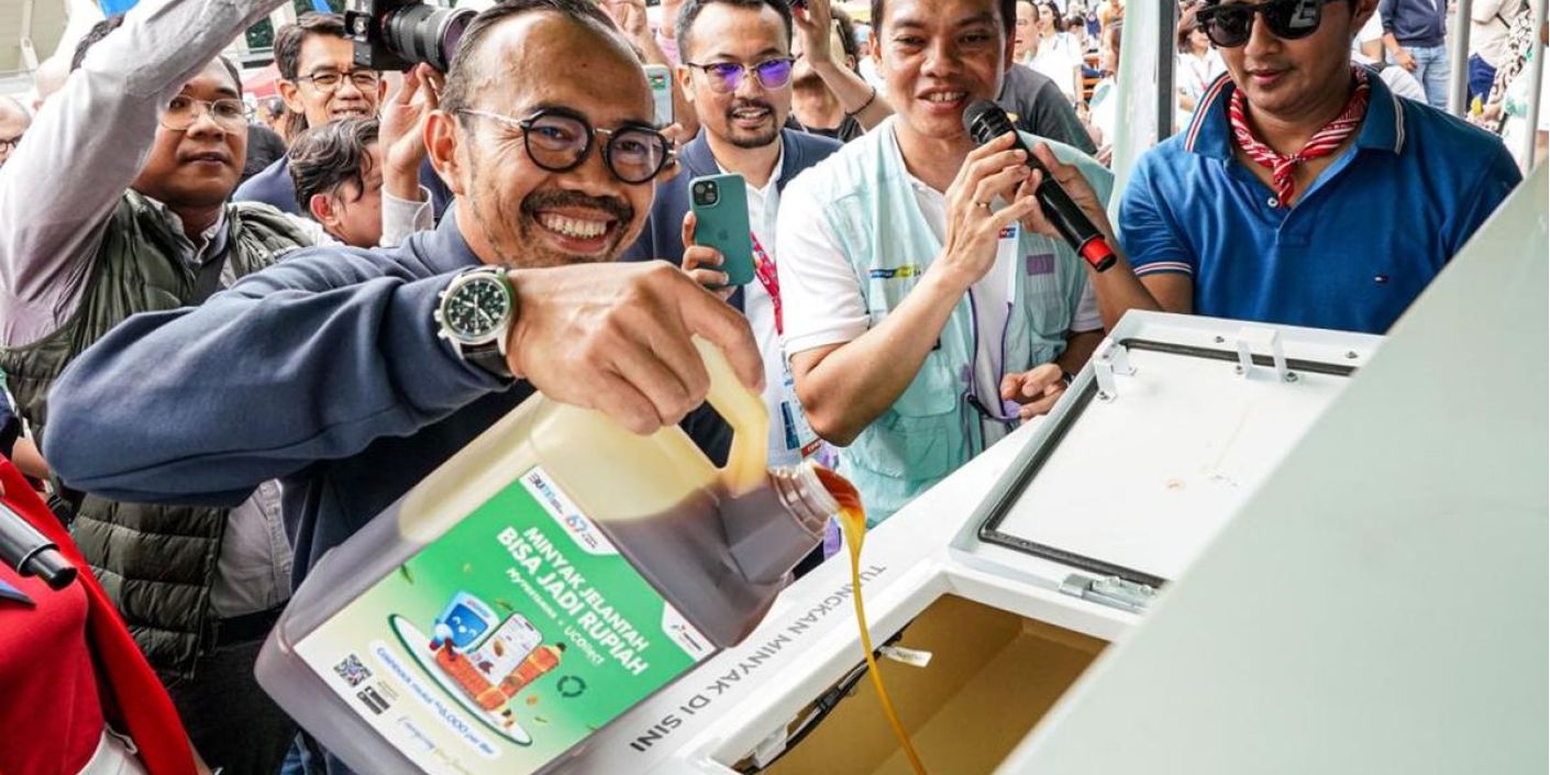 Sekarang masyarakat bisa jual minyak jelantah ke Pertamina (FOTO: CNN Indonesia)