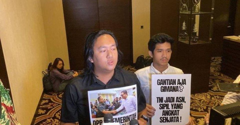 Penolakan RUU TNI (FOTO: Tribun)